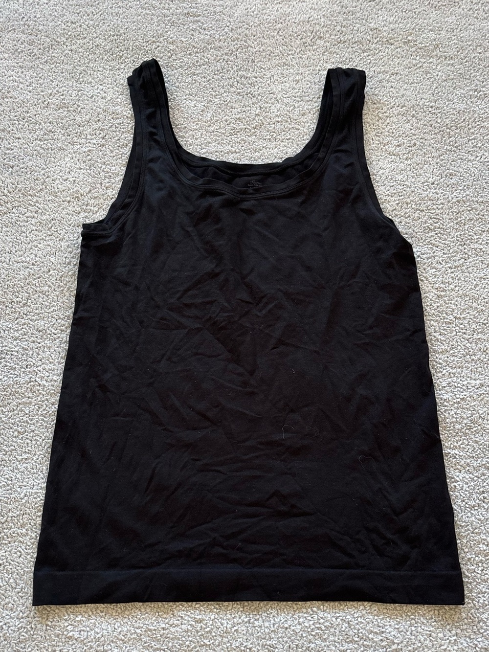 Soma Black Scoop-Neck Tank Top